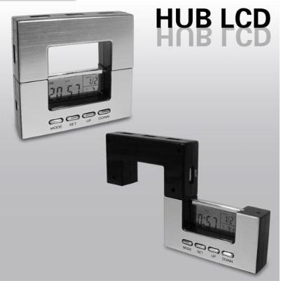 4-портовый USB-хаб с часами купить цена москва