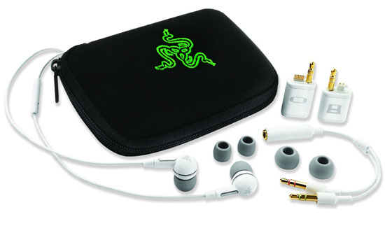 Razer Moray+ наушники для iPhone/iPod/iPad (White) купить цена москва