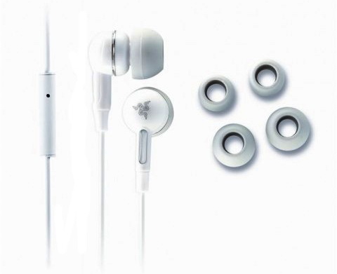 Razer Moray+ наушники для iPhone/iPod/iPad (White) купить цена москва