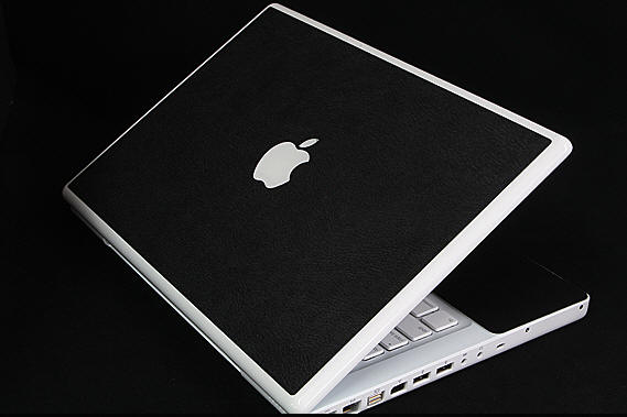 SGP Laptop Cover Skin защитная пленка-наклейка для MacBook 13 (DeepBlack Leather) купить цена москва