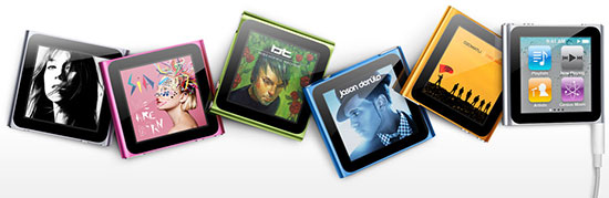 Apple iPod nano 6G 16GB MC695QB/A Blue купить цена москва