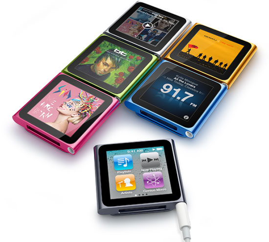 Apple iPod nano 6G 16GB MC526RS/A Silver купить цена москва