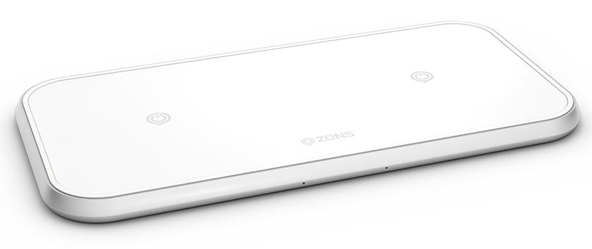 Беспроводное зарядное устройство Zens Dual Aluminium Wireless Charger ZEDC04W (White)
Беспроводное зарядное устройство Zens Dual Aluminium Wireless Charger ZEDC04W (White)