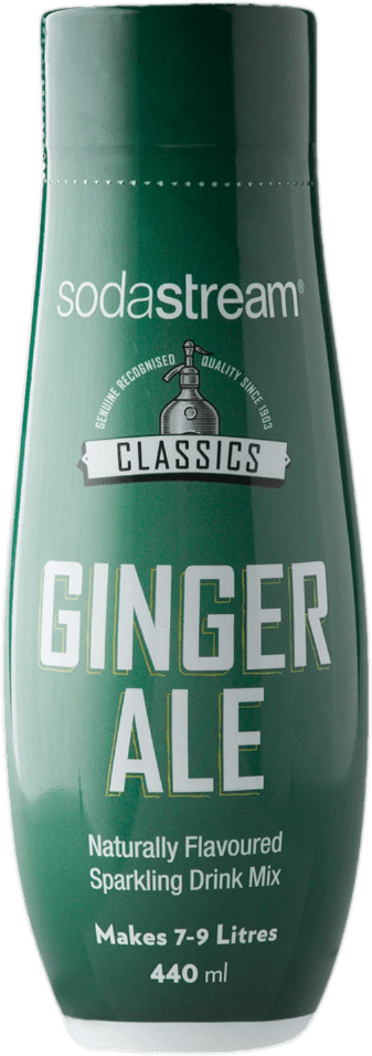 Концентрат безалкогольного напитка Sodastream Classics 440ml (Ginger Ale), Classics
Концентрат безалкогольного напитка Sodastream Classics 440ml (Ginger Ale), Classics