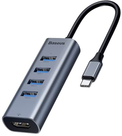USB-концентратор Baseus Enjoyment Series USB-C to HDMI/4xUSB 3.0 CAHUB-N0G (Deep Grey)
USB-концентратор Baseus Enjoyment Series USB-C to HDMI/4xUSB 3.0 CAHUB-N0G (Deep Grey)