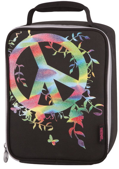 Thermos Peace Sign (889799) - детская термосумка (Black) Thermos Peace Sign (889799) - детская термосумка (Black)Сумки-холодильники, термобоксы, ланчбоксы<br>Детская термосумка<br>