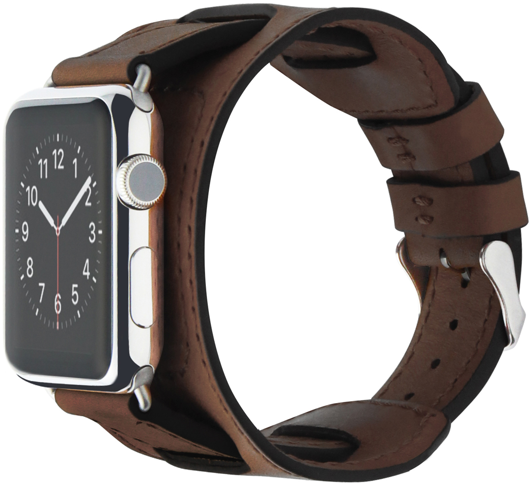 Cozistyle Wide Leather Band (CWLB12) - сменный ремешок для Apple Watch 42mm (Brown)
