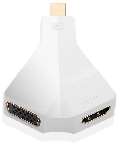 Mini DisplayPort to HDMI + VGA Adapter - No name - No name<br> <br>