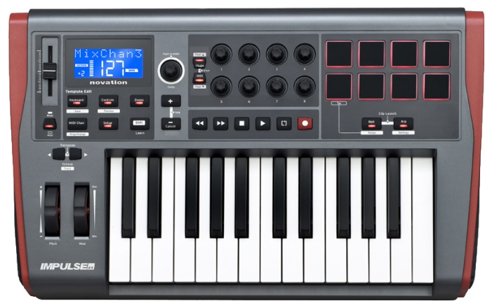 Impulse ImpulseMIDI-контроллеры и клавиатуры<br>MIDI-клавиатура<br>