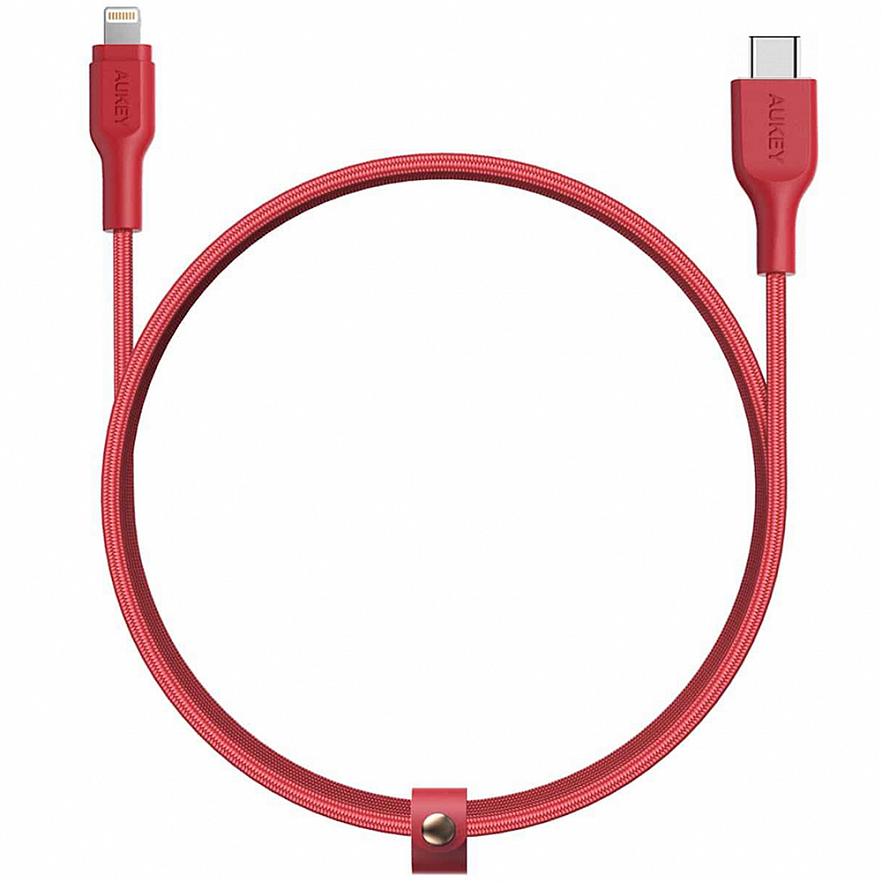Кабель для iPod, iPhone, iPad Aukey Braided Nylon (CB-CL1) USB-C to Lightning 1.2m (Red)
Кабель для iPod, iPhone, iPad Aukey Braided Nylon (CB-CL1) USB-C to Lightning 1.2m (Red)