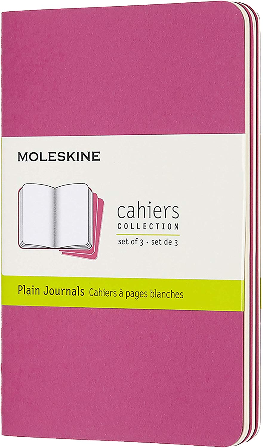 Набор Moleskine Cahier Journal Pocket (CH013D17) 3 нелинованных блокнота (Kinetic Pink)
Набор Moleskine Cahier Journal Pocket (CH013D17) 3 нелинованных блокнота (Kinetic Pink)