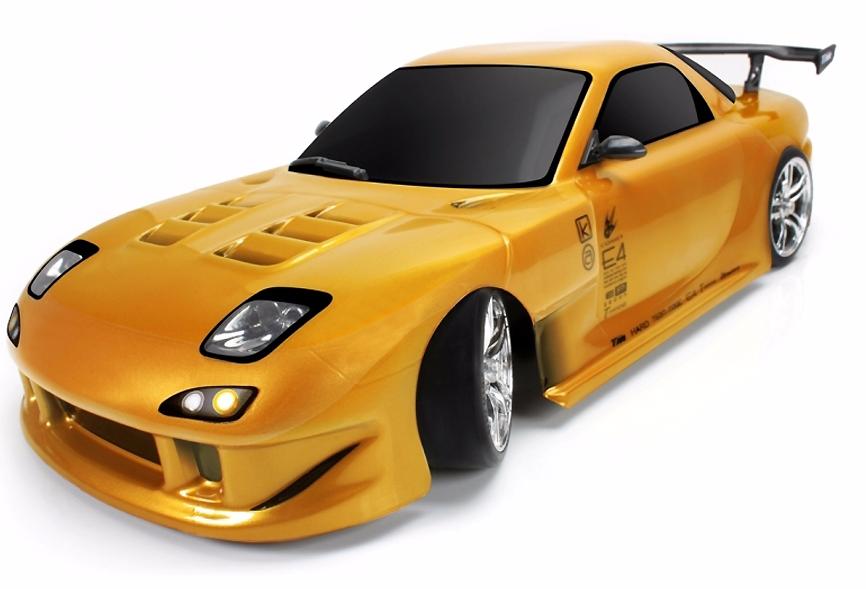 Team Magic E4D RX7 Brushless 1:10 - радиоуправляемый автомобиль (Yellow)