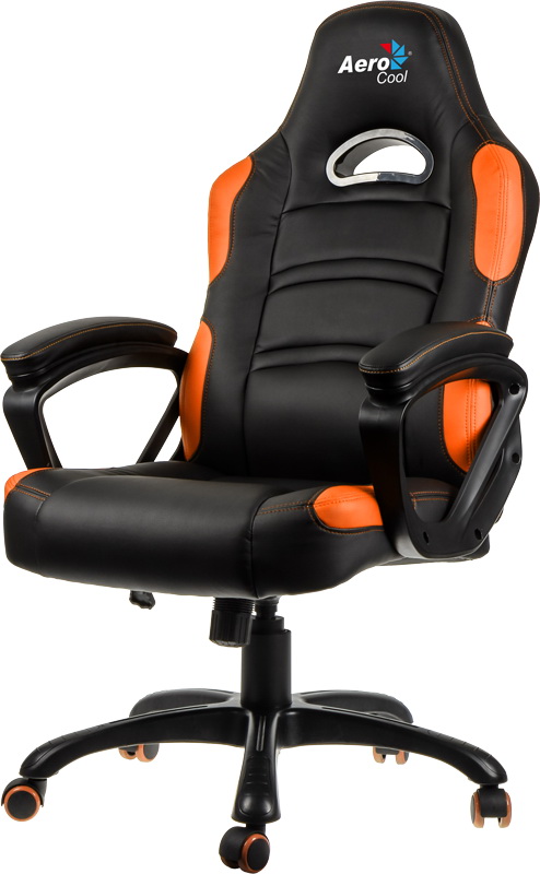Кресло игровое Aerocool AC80С (Black/Orange)