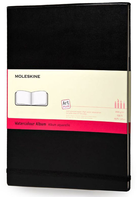 Блокнот для акварели Moleskine Art WaterColour Pocket (ARTMM803) нелинованный (Black)
Блокнот для акварели Moleskine Art WaterColour Pocket (ARTMM803) нелинованный (Black)