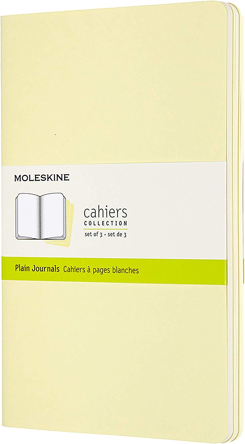 Набор Moleskine Cahier Journal Large (CH018M23) 3 нелинованных блокнота (Tender Yellow)
Набор Moleskine Cahier Journal Large (CH018M23) 3 нелинованных блокнота (Tender Yellow)