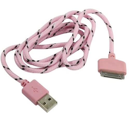 Smartbuy iK-412n 1.2 m - кабель USB - 30-pin (Pink)