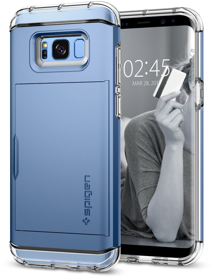 Чехол-визитница Spigen Crystal Wallet (571CS21118) для Samsung Galaxy S8 Plus (Coral Blue)
Чехол-визитница Spigen Crystal Wallet (571CS21118) для Samsung Galaxy S8 Plus (Coral Blue)