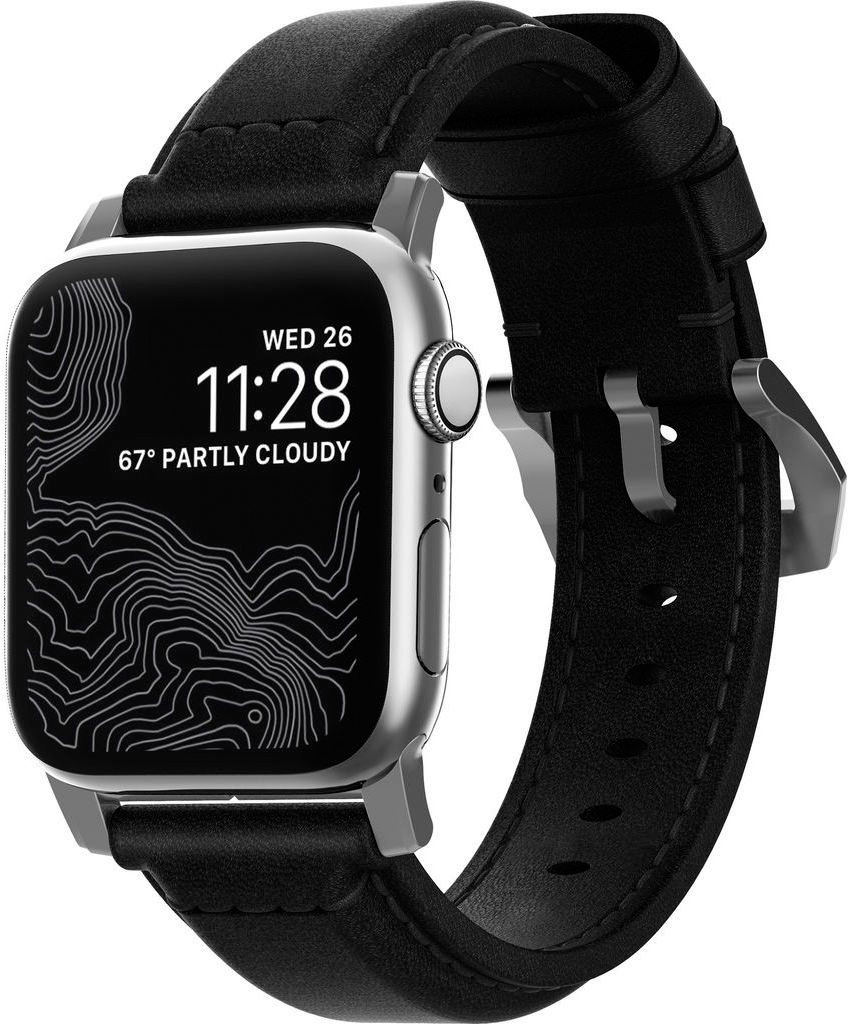 Ремешок Nomad Traditional Strap (NM1A41ST00) для Apple Watch Series SE/6/2/3/4 42/44 mm (Black/Silver)
Ремешок Nomad Traditional Strap (NM1A41ST00) для Apple Watch Series SE/6/2/3/4 42/44 mm (Black/Silver)