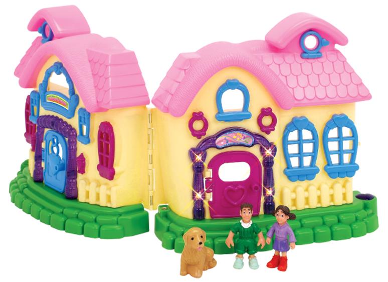 1TOY Мой маленький мир (Т52959) - игровой домик (Pink) 1TOY Мой маленький мир (Т52959) - игровой домик (Pink)Игрушки для ролевых игр для девочек<br>Кукольный домик<br>