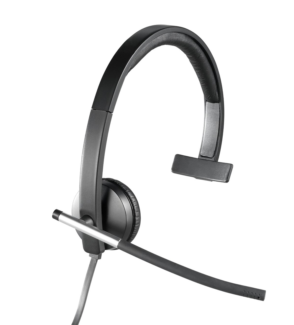 USB Headset Mono - Logitech   <br> <br>