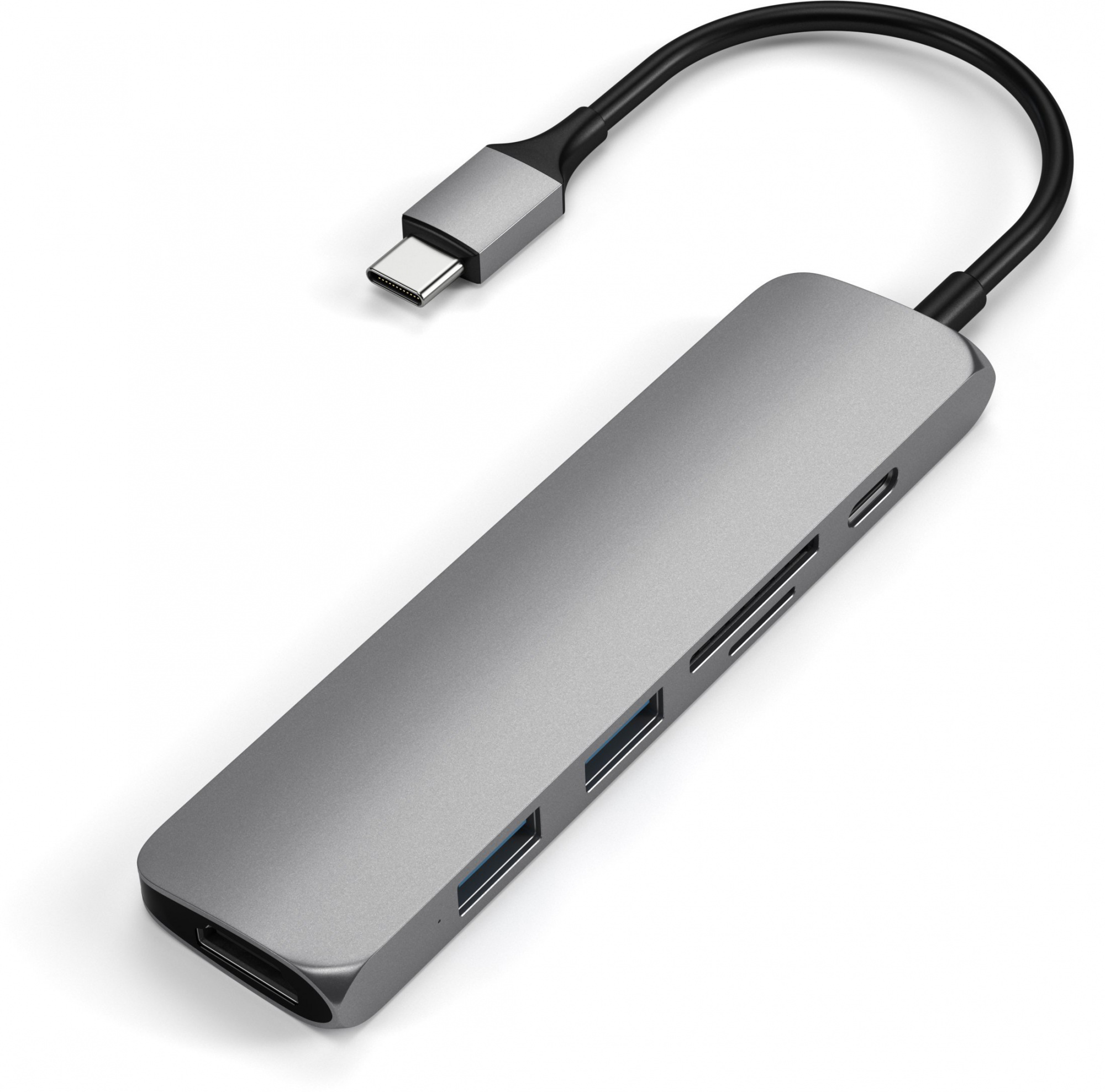 USB-концентратор Satechi Slim Multi-Port V2 (ST-SCMA2M) Type-C 4K (Space Gray)
USB-концентратор Satechi Slim Multi-Port V2 (ST-SCMA2M) Type-C 4K (Space Gray)