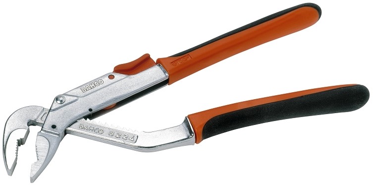 Bahco 8224 CIP 250 мм - переставные клещи (Orange/Black) переставные клещи 250 мм truper pex 10 17351