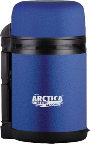 Арктика 203-800 0.8 л - термос универсальный с широким горлом (Blue Matte) Арктика 203-800 0.8 л - термос универсальный с широким горлом (Blue Matte)Термосы<br>Термос универсальный с широким горлом<br>