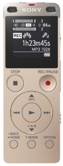 Sony ICD-UX560 - цифровой диктофон (Gold) Sony ICD-UX560 - цифровой диктофон (Gold)Цифровые диктофоны<br>Цифровой диктофон<br>