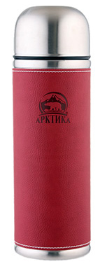 Арктика 0,7 л (108-700) - термос с узким горлом и кожаной вставкой (Красный) Арктика 0,7 л (108-700) - термос с узким горлом и кожаной вставкой (Красный)Термосы и термокружки<br>Термос с узким горлом и кожаной вставкой<br>