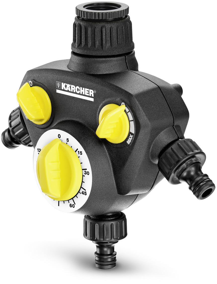 Таймер для автоматического полива Karcher WT 2000 со встроенным распределителем для крана (2.645-209.0)
Таймер для автоматического полива Karcher WT 2000 со встроенным распределителем для крана (2.645-209.0)