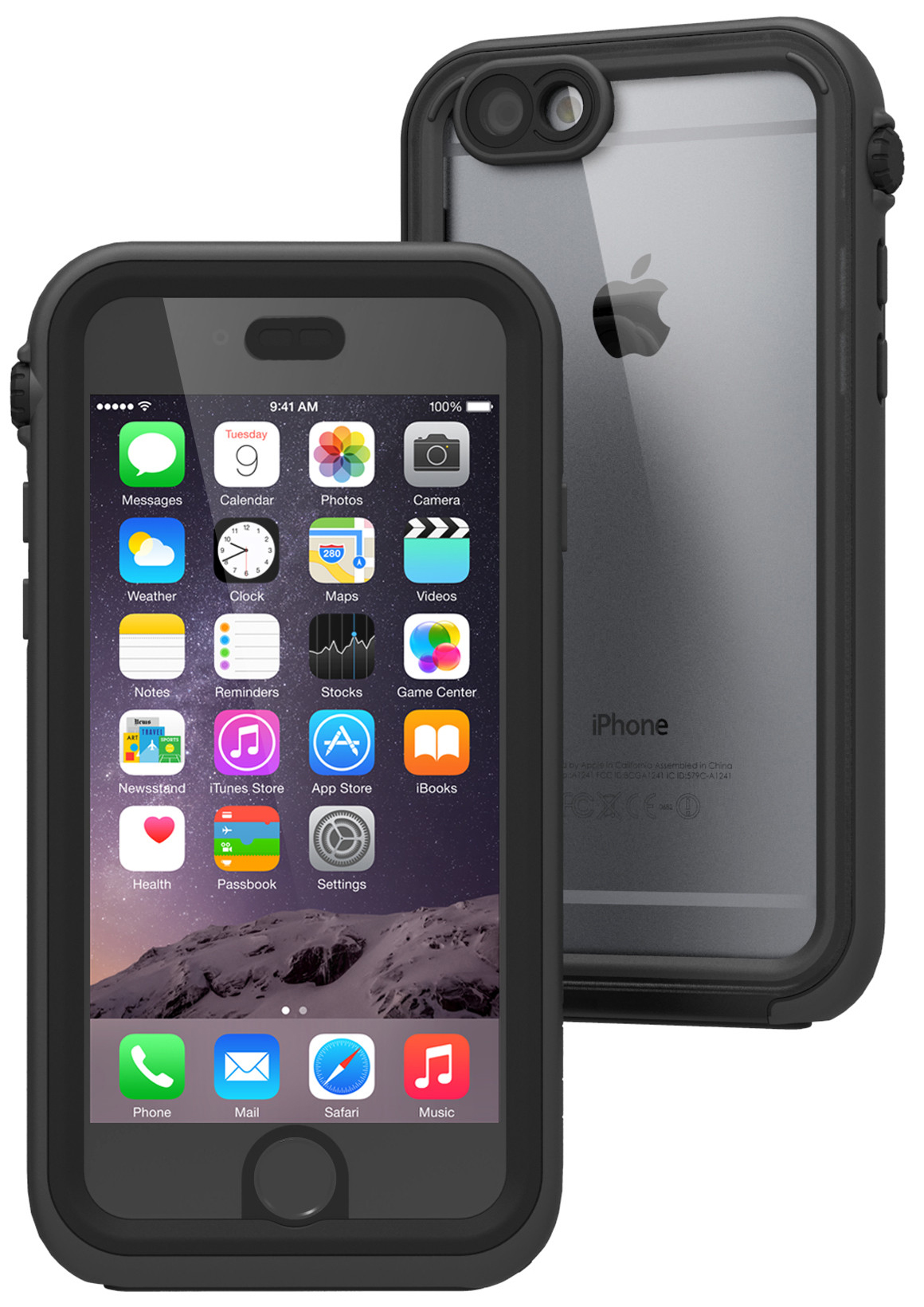 Catalyst Waterproof (CATIPHO6BLK) - водонепроницаемый чехол для iPhone 6 и iPhone 6S (Black/Space Gr