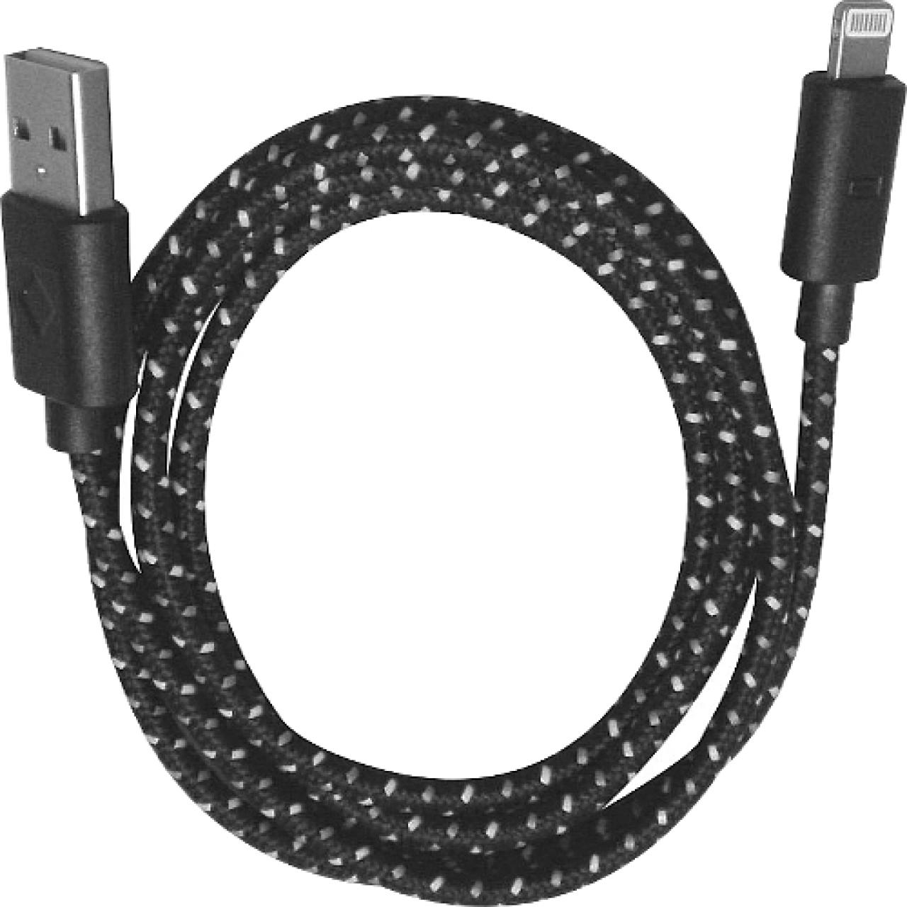 Smartbuy iK-512met 1.2 m - кабель USB - 8-pin (Black)