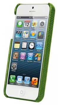 Vetti Craft Leather Snap Cover (IPO5LES1110105) - чехол для iPhone 5/5S/SE (Green)