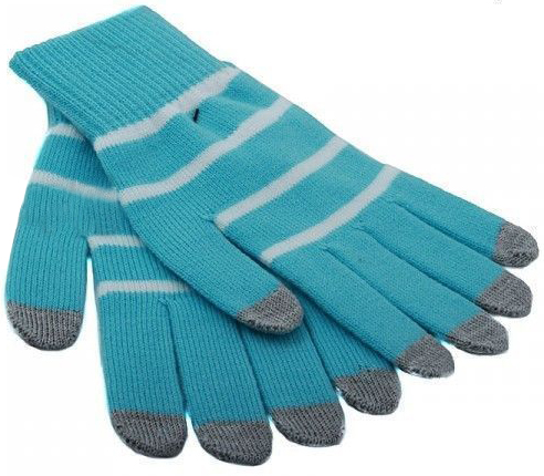 iCasemore Gloves (iCM_WhS-blu) - трикотажные перчатки (Blue)