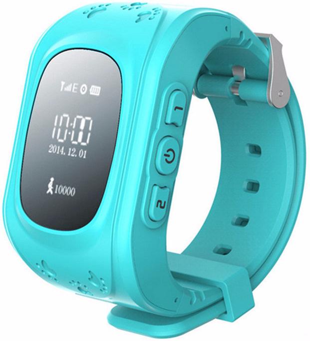 Кнопка жизни К911 - детские часы-телефон с GPS-геолокацией (Light Blue)