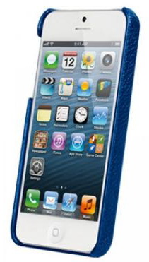 Vetti Craft Leather Snap Cover (IPO5LES1110104) - чехол для iPhone 5/5S/SE (Dark Blue)
