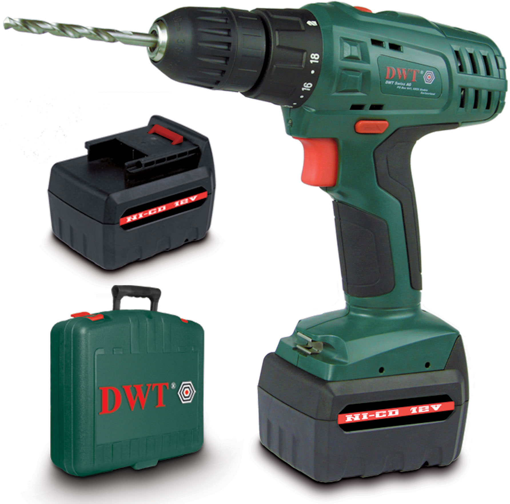 DWT ABS-12 TC-2 BMC - дрель-шуруповерт (Green) DWT ABS-12 TC-2 BMC - дрель-шуруповерт (Green)Дрели-шуруповерты<br>Дрель-шуруповерт<br>