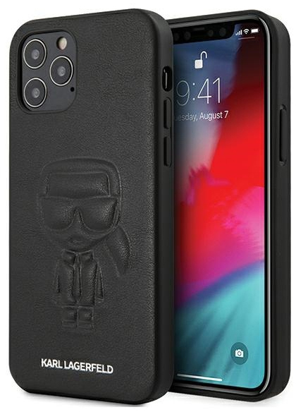 Чехол Karl Lagerfeld Ikonik Outline (KLHCP12MPCUIKBK) для iPhone 12/iPhone 12 Pro (Black)