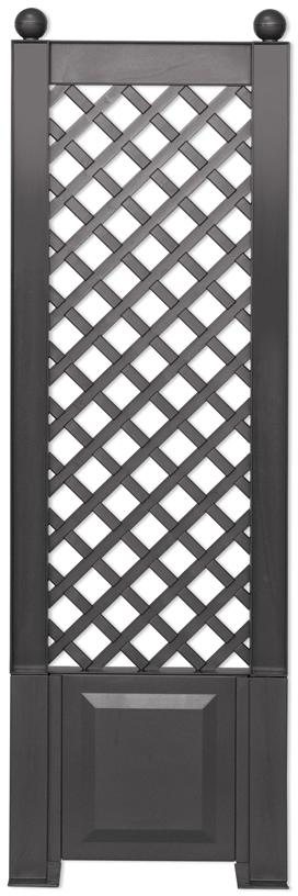 KHW 37805 - шпалера садовая 43 см со штырями для установки (Anthracite) KHW 37805 - шпалера садовая 43 см со штырями для установки (Anthracite)Садовые арки, изгороди и шпалеры<br>Шпалера садовая<br>