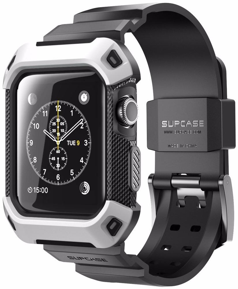 Supcase Protective Case - чехол-ремешок для Apple Watch 42mm (White)
