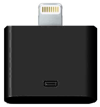 Henca 30-pin to Lightning - адаптер для iPhone/iPod/iPad (Black)