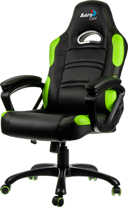 Кресло игровое Aerocool AC80С (Black/Green)