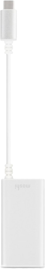 Moshi USB-C to Gigabit Ethernet (99MO084203) - адаптер (Silver) адаптер apple thunderbolt на gigabit ethernet