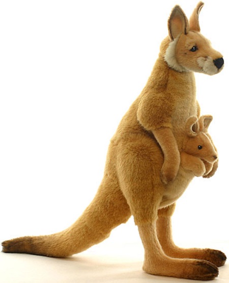 Mama and Joey Kangaroo - Hansa <br> <br>