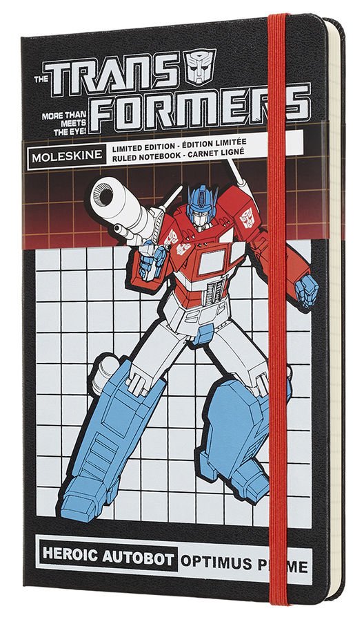 Блокнот Moleskine Transformers Limited Edition Large (LETFQP060OP) в линейку (Optimus Prime)
Блокнот Moleskine Transformers Limited Edition Large (LETFQP060OP) в линейку (Optimus Prime)