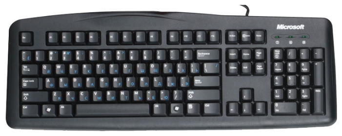 microsoft Wired Keyboard 200 USB Black iCover