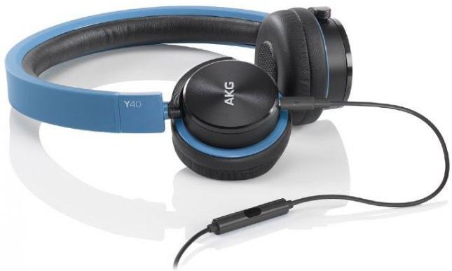 AKG Y40 BLU - накладные наушники (Blue)