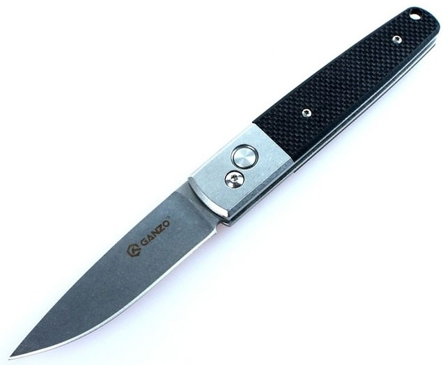 Выкидной нож Ganzo G7212-BK (Black) ganzo g7041 bk