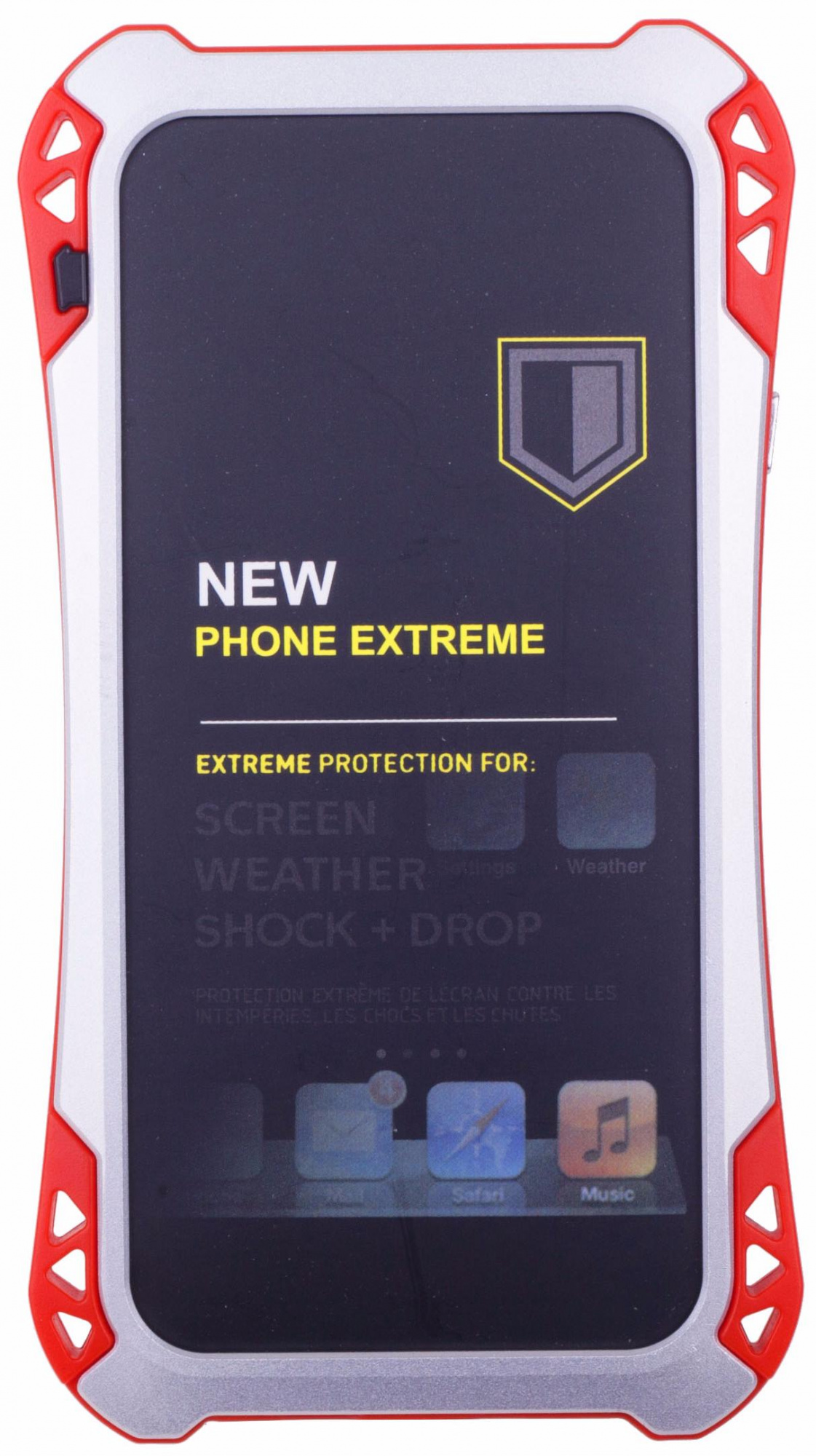 Amira Phone Extreme - защитный чехол для iPhone 6/6S (Silver/Red)