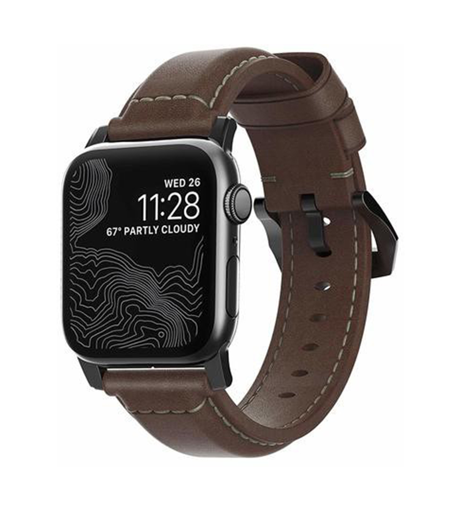 Ремешок Nomad Traditional Strap (NM1A3RBT00) для Apple Watch Series SE/6/2/3/4 38/40 mm (Brown/Black)
Ремешок Nomad Traditional Strap (NM1A3RBT00) для Apple Watch Series SE/6/2/3/4 38/40 mm (Brown/Black)